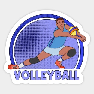 Volleyball Player Sticker